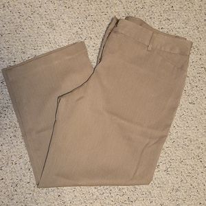 ● AB Studio | Pinstriped Cropped Pant